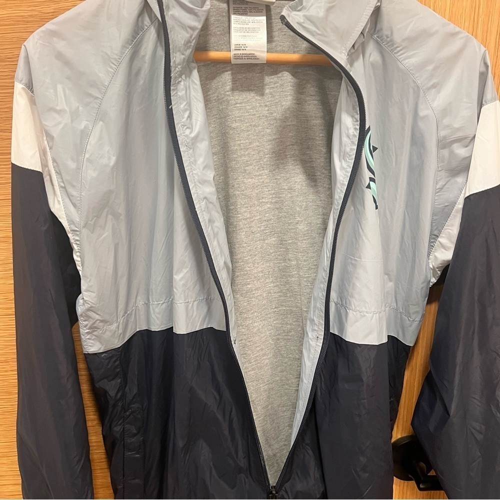 Seattle Kraken Youth Goal Line Stance Full Zip | Size Youth Large | NWT - Picture 3 of 11